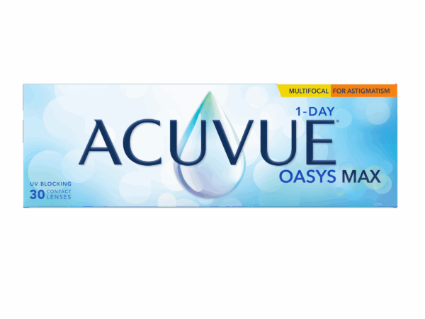 ACUVUE® OASYS MAX 1-DAY MULTIFOCAL FOR ASTIGMATISM (30) Pack