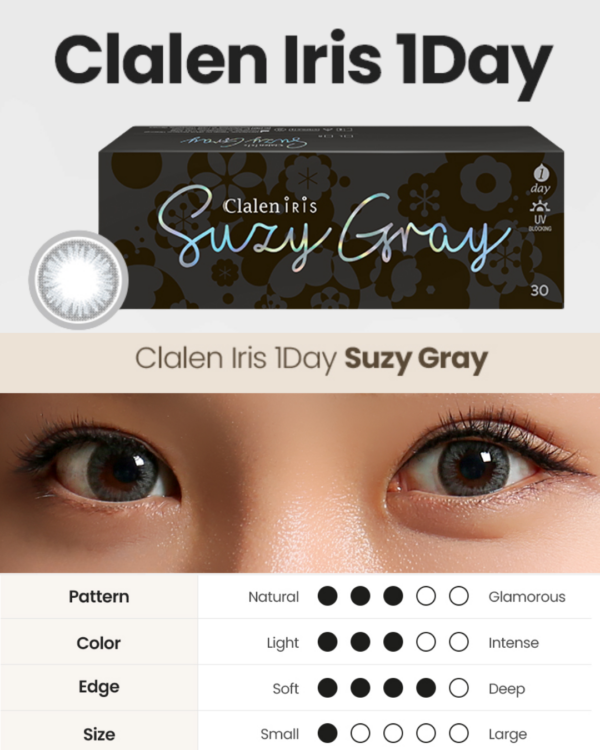 Clalen Iris 1Day Suzy Gray (30) Pack